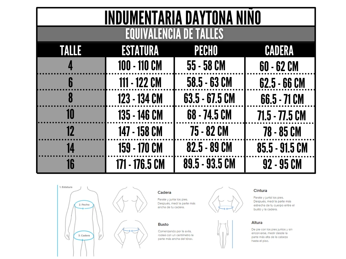 Tabla de talles