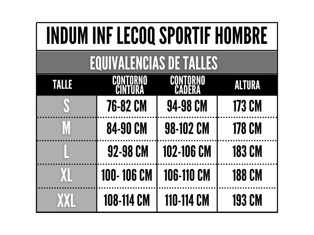 Tabla de talles