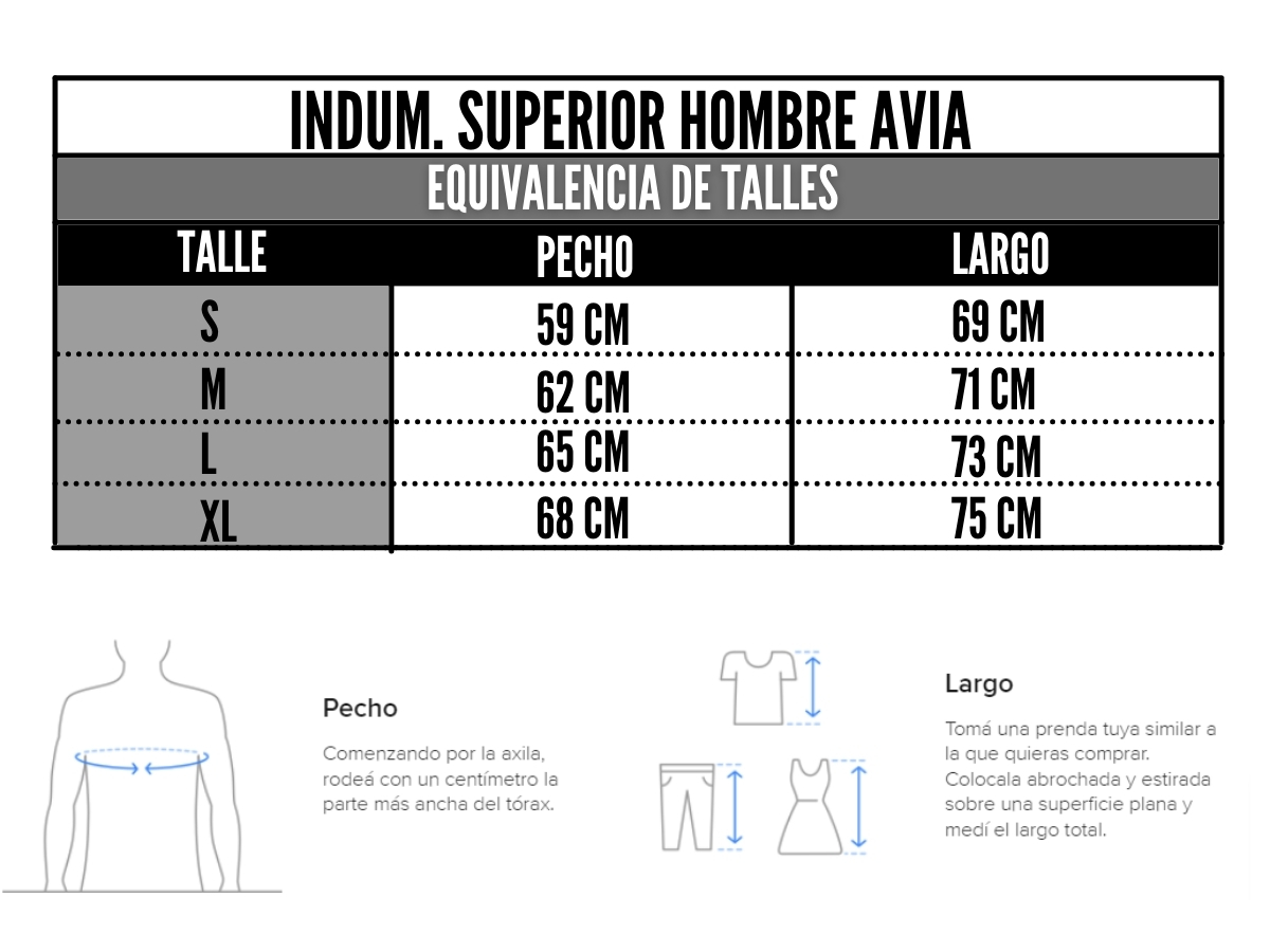 Tabla de talles